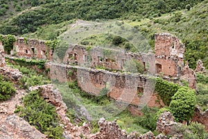 Ruins of San Prudencio Monastery  medieval period  in Clavijo. photo