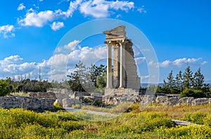 Ruins of Sanctuary of Apollo Hylates, ancient monument in Cyprus