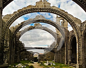 Ruins of Santa Marina church in Cambados