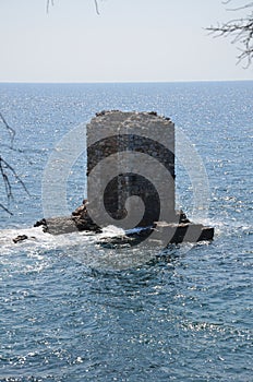 Ruins in the sea - Skyros island - Greece