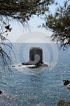 Ruins in the sea - Skyros island - Greece