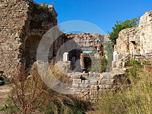 Ruins of Side city, Turkey