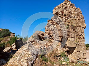 Ruins of Side city, Turkey