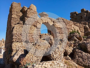 Ruins of Side city, Turkey