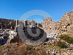 Ruins of Side city, Turkey