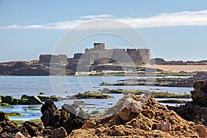 Ruins on the Small Island in Essaouira, Morocco