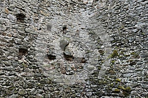 The ruins of Soimos medieval fortress, Arad county, Romania.