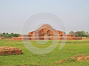 ruins of Somapura Mahavihara in Paharpur, Bangladesh