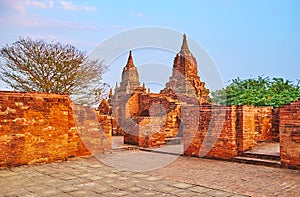 The ruins of Somingyi Monastery, Bagan, Myanmar