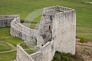 The ruins of Spis Castle in eastern Slovakia