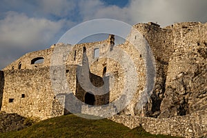 The ruins of Spis Castle in eastern Slovakia