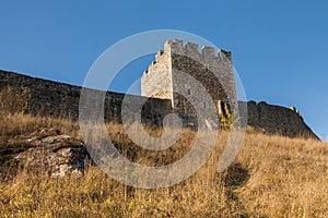 The ruins of Spis Castle in eastern Slovakia