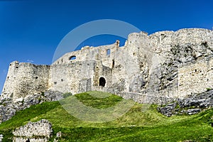 The ruins of Spis Castle in Eastern Slovakia