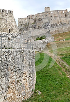 The ruins of Spis Castle, Slovakia