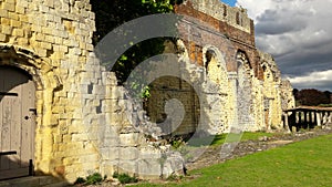 Ruins of St Augustine`s Abbey, Canterbury, UK