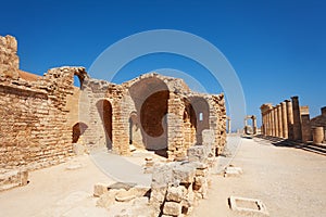 Ruins of St. John church on Lindos Acropolis