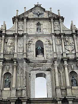 Ruins of St. Paul in Macau, China