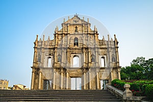 Ruins of St. Paul in Macau, Macao photo