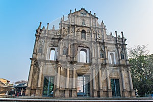 Ruins of St Paul s - A famous tourist sightseeing in Macau
