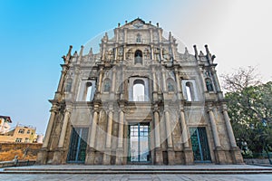 Ruins of St Paul s - A famous tourist sightseeing in Macau