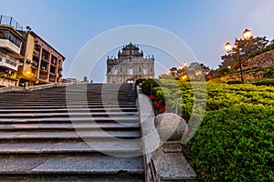 Ruins of St. Paul`s, Macau landmark, In 2005, they were officially listed as part of the Historic Centre of Macau, a UNESCO Worl