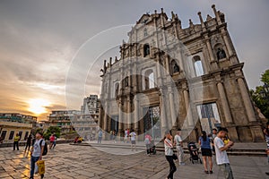 Ruins of St.Paul`s in Macau