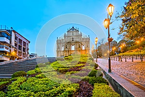 The Ruins of St. Paul's in Macau photo