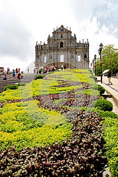 The Ruins of St. Pauls, one of the Macaus most famous landmarks