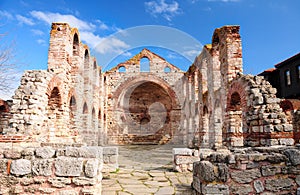 Ruins of St. Sophia church in Nesebar