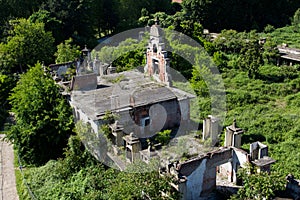 the ruins of the stables in milano near san siro
