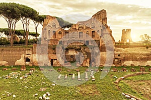 The ruins of the stadium of Domitian in Rome