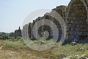 Ruins of Stadium in Perga photo