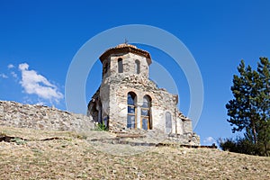 The ruins of Stara Pavlica monastery in Serbia, preserved church