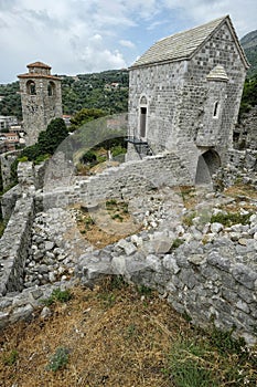 Ruins of Stari Bar in Montenegro.