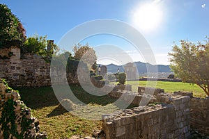 Ruins of Stari Grad Bar in Montenegro