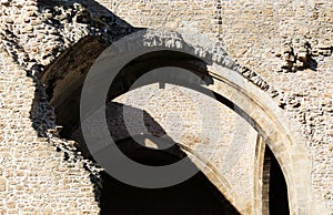 Ruins, stone walls, middle ages