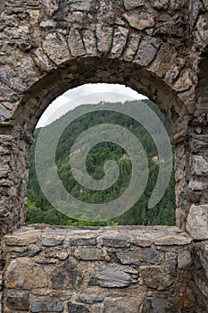 Ruins of Strecno Castle and Spicak lookout