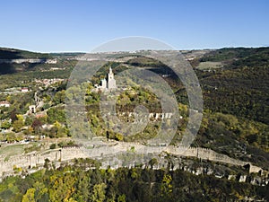 Ruins of stronghold Tsarevets, Veliko Tarnovo, Bulgaria