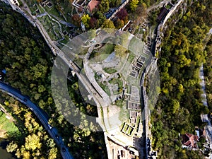 Ruins of stronghold Tsarevets, Veliko Tarnovo, Bulgaria