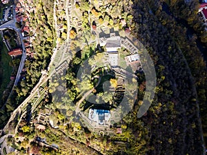 Ruins of stronghold Tsarevets, Veliko Tarnovo, Bulgaria