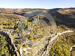 Ruins of stronghold Tsarevets, Veliko Tarnovo, Bulgaria