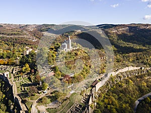 Ruins of stronghold Tsarevets, Veliko Tarnovo, Bulgaria