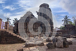Ruins of Suka Sari Temple in Bhubaneswar, Odisha, India