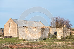 Ruins at sunset on Groenrivier farm at Nieuwoudtville