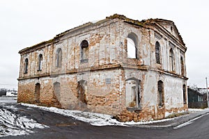 The ruins of a synagogue