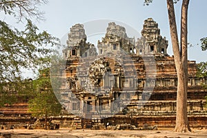 Ruins of Ta Keo temple in the ancient city of Angkor