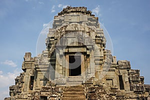 Ruins of Ta Keo temple in the ancient city of Angkor