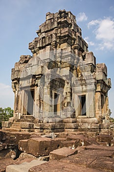 Ruins of Ta Keo temple in the ancient city of Angkor