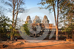 Ruins of Ta Keo temple in Angkor temple complex, Cambodia.