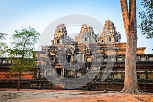 Ruins of Ta Keo temple in Angkor temple complex, Cambodia.